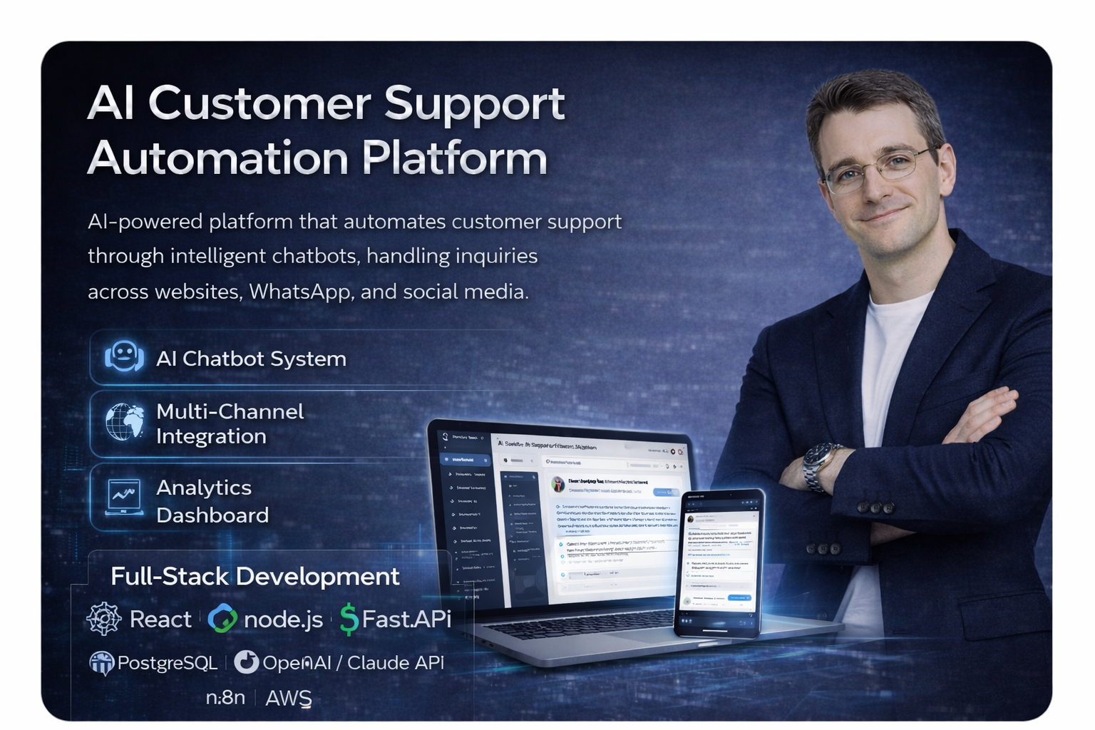 AI Customer Support Chatbot System
